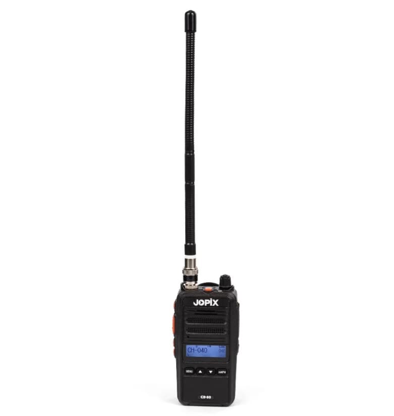 Jopix CB-80 CB radio ręczne / przenośne - moc 4W, latarka, duży akumulator 2600mAh, najmniejsze gabaryty