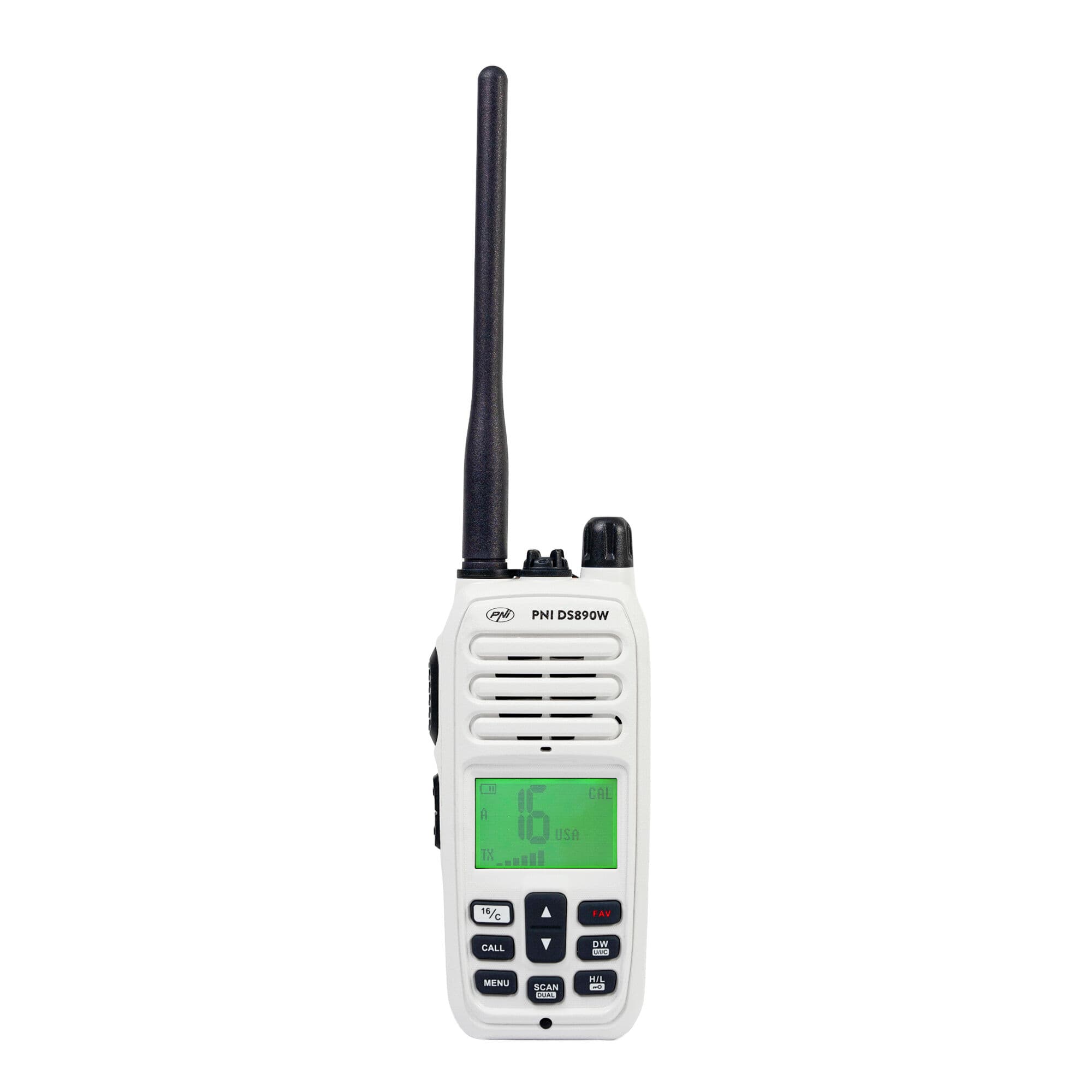 PNI DS890W WHITE ręczny radiotelefon morski VHF IP67, pływający, moc 5W, NRC, WX, czujnik wody - możliwość rejestracji w UKE