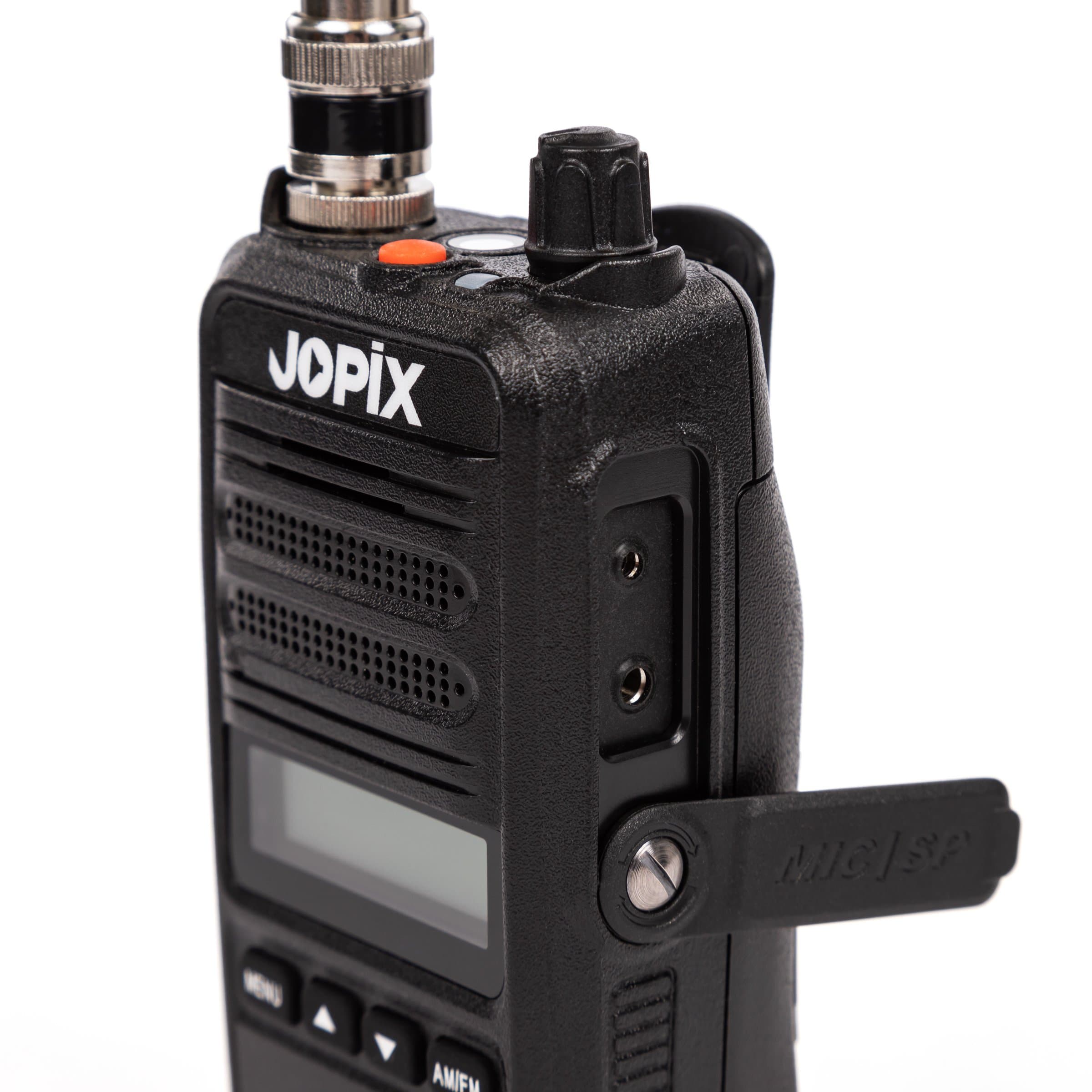 Jopix CB-80 CB radio ręczne / przenośne - moc 4W, latarka, duży akumulator 2600mAh, najmniejsze gabaryty