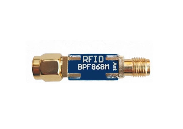 Filtr pasmowy 868MHz SAW - np. do anten Meshcore, Meshtastic, Helium, IoT, ISM-868 wodomierze, liczniki, bramy garażowe, stacje pogodowe itp.