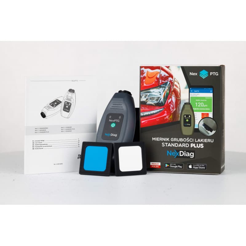 NexPTG Standard Plus miernik grubości lakieru + BT 4.0 iOS / Android (stal/stal ocynkowana/aluminium)
