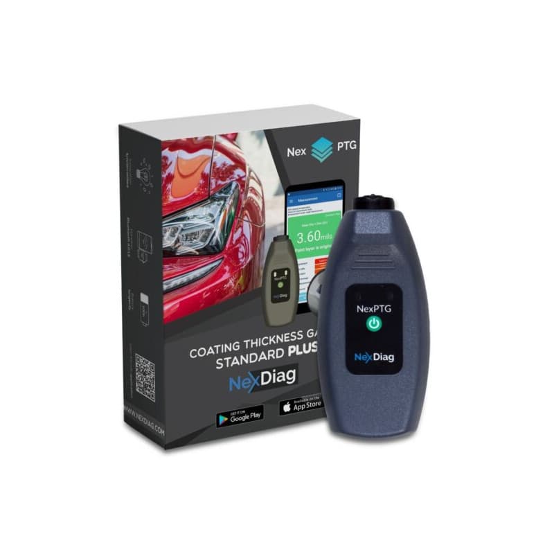 NexPTG Standard Plus miernik grubości lakieru + BT 4.0 iOS / Android (stal/stal ocynkowana/aluminium)