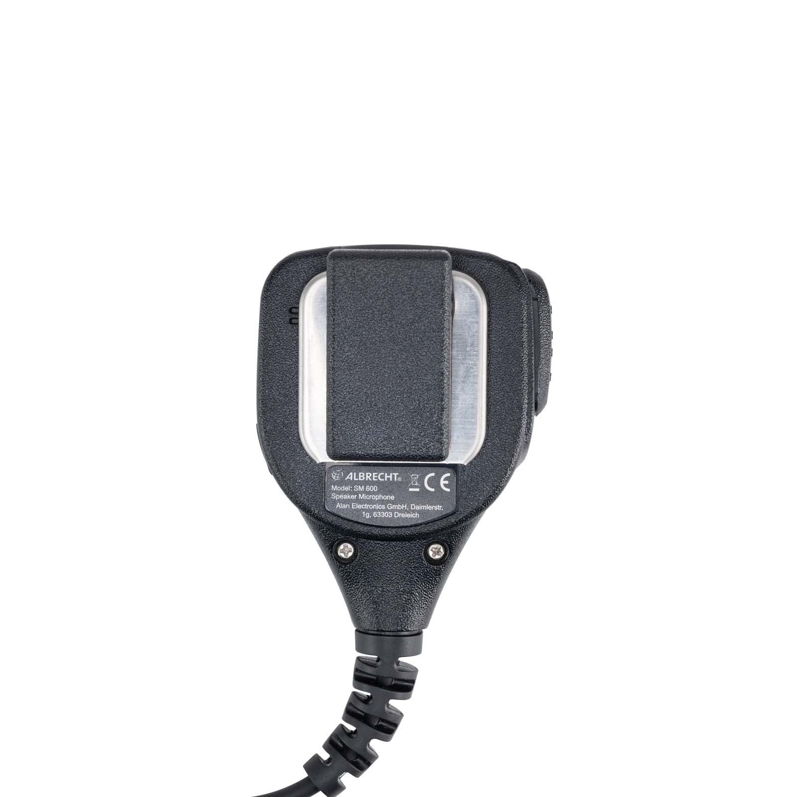 Mikrofonogłośnik kroploszczelny Albrecht SM-600-K 2-pin K - Kenwood, Baofeng, Wouxun, AnyTone, TYT, Quansheng