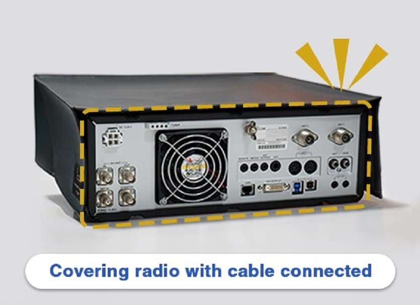 Icom LC-7300 oryginalny pokrowiec etui do IC-7300