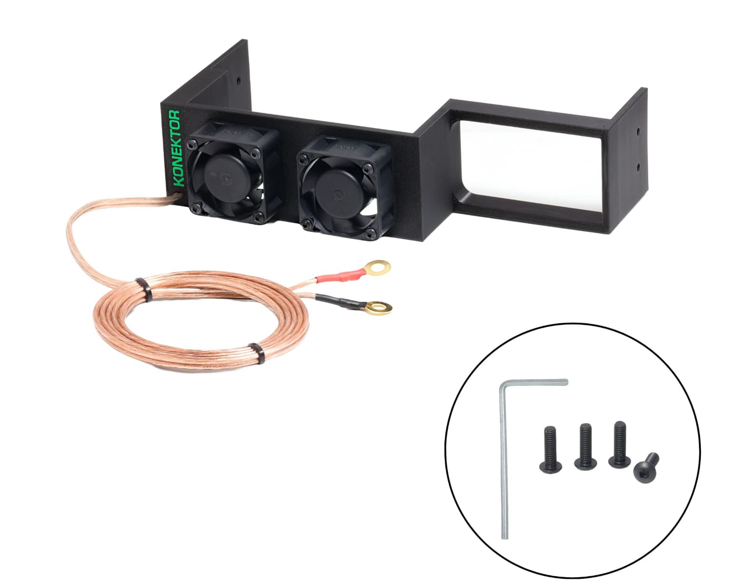 KONEKTOR COOLER KIT 5555 PRO - aktywny układ chłodzenia do AnyTone AT-5555, CRT 7900, CRT 8900, CRT 6900, DX-5000, HR-5500 itp.