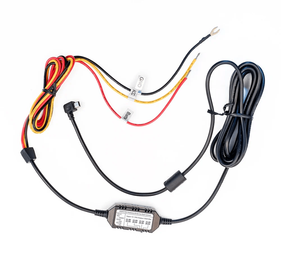 VIOFO HK4 ACC do modelu A139, T130, A119 Mini 2, A229 Plus, A229 Pro, A329 - zaawansowany moduł zasilania kamery samochodowej (z zapłonem) - adapter 12/24V do trybu parkingowego