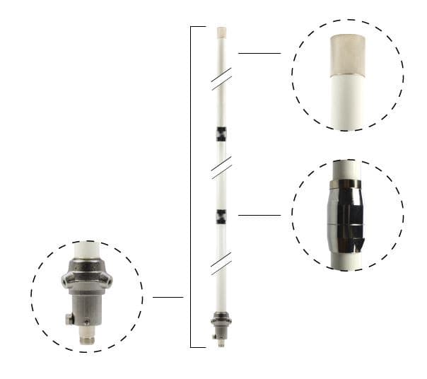 Diamond X510MH antena pionowa 2m/70cm długość 520cm (oryginał Diamond X510 wersja wzmocniona 330W, Made in Japan)