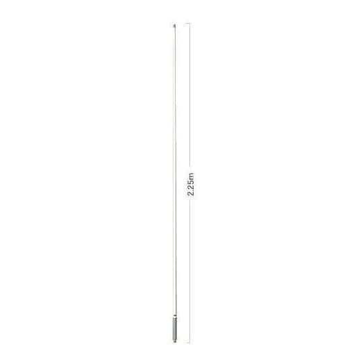 Diamond SE100 antena bazowa 144/430MHz długość 225cm, brak przeciwwag - do klimatu morskiego (podobna do Diamond X-200-N)