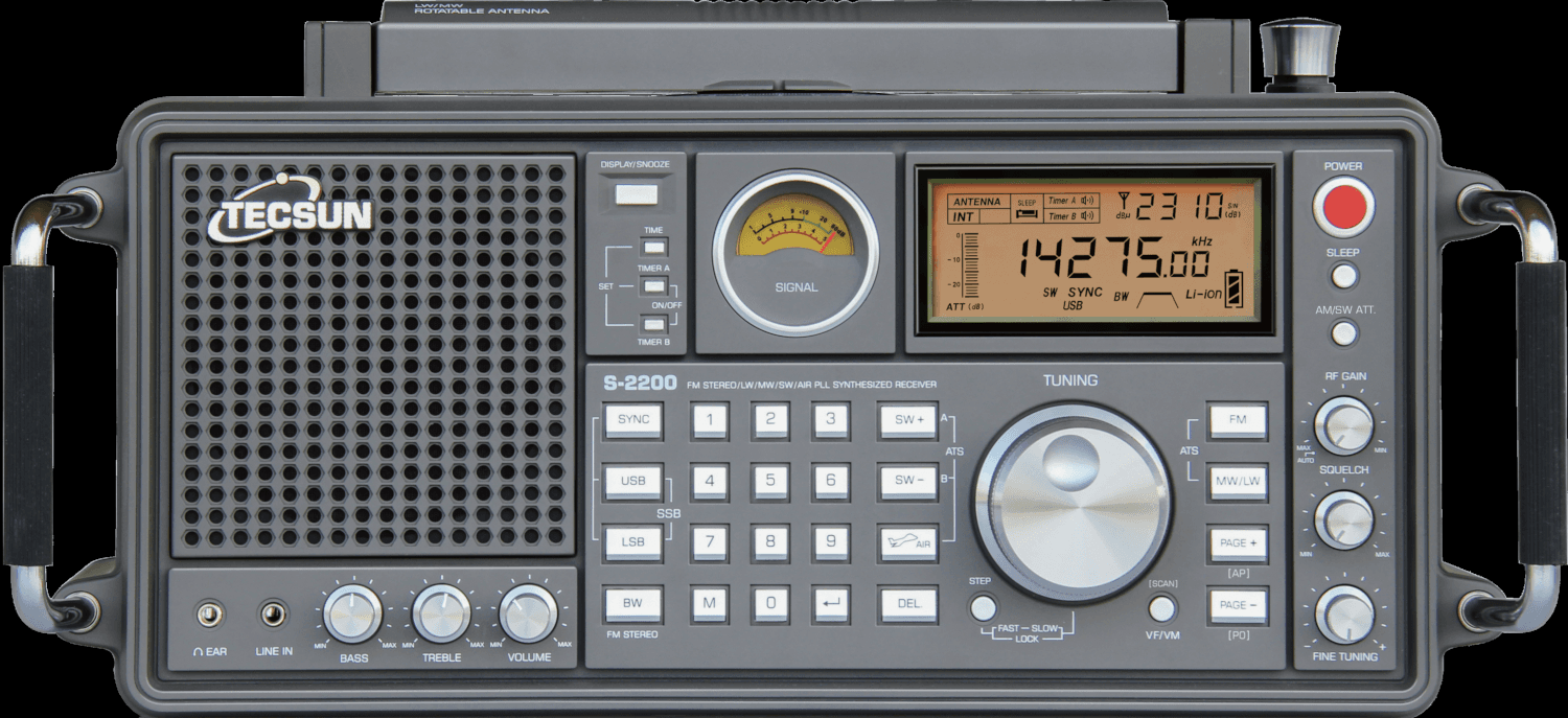 TECSUN S-2200x zaawansowany odbiornik globalny z squelch, RF Gain, SSB, DSP, FM Stereo/MW/LW/SW, airband, odsłuch CB/KF - PEŁNA POLSKA INSTRUKCJA (następca Tecsun S-2000)
