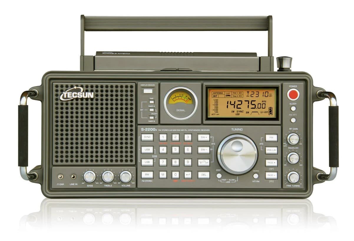 TECSUN S-2200x zaawansowany odbiornik globalny z squelch, RF Gain, SSB, DSP, FM Stereo/MW/LW/SW, airband, odsłuch CB/KF - PEŁNA POLSKA INSTRUKCJA (następca Tecsun S-2000)