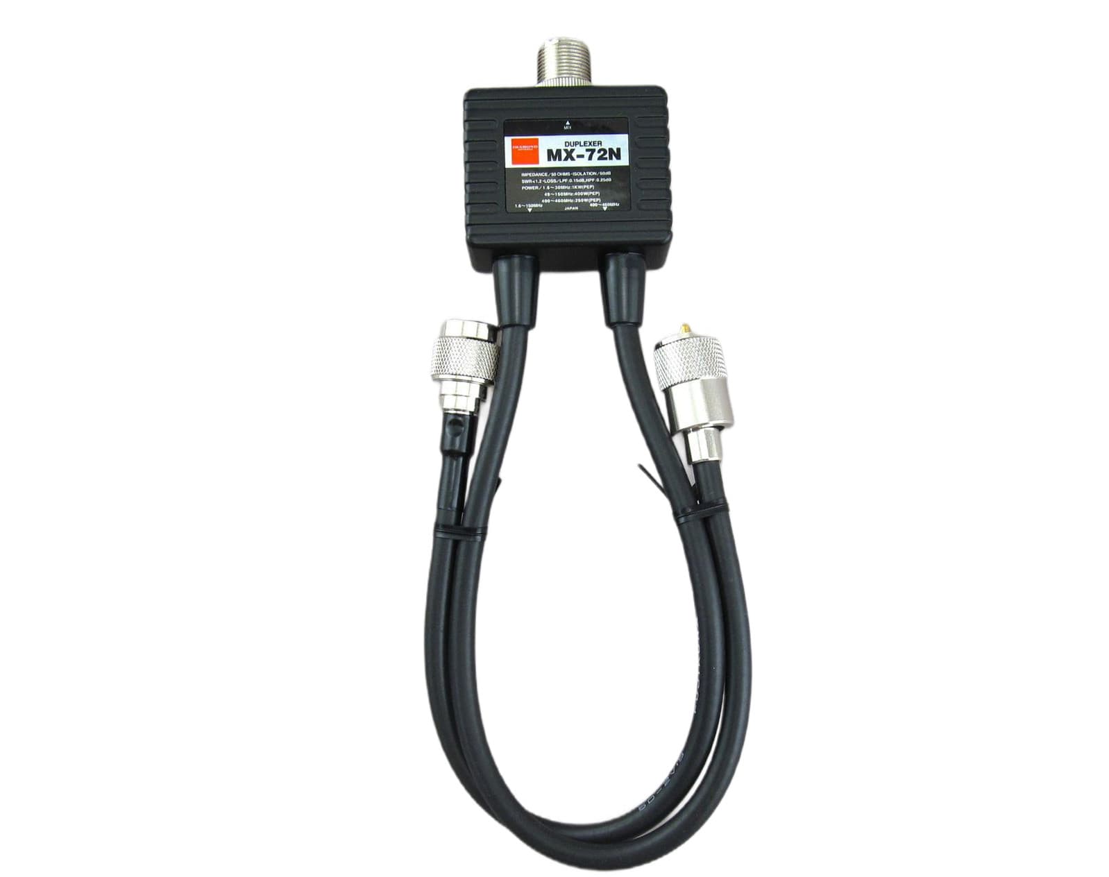 Diamond MX-72N duplekser 1.6-150MHz/400-460MHz (duplexer mikser antenowy HF+VHF/UHF)
