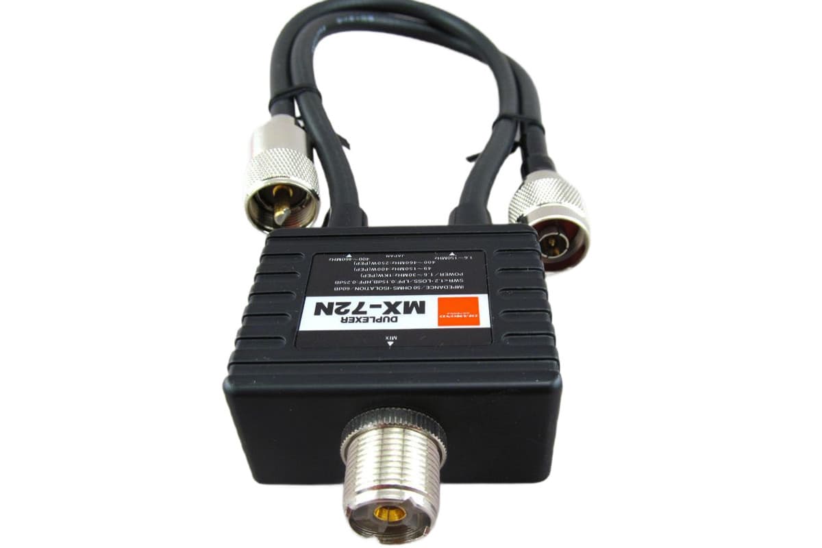 Diamond MX-72N duplekser 1.6-150MHz/400-460MHz (duplexer mikser antenowy HF+VHF/UHF)