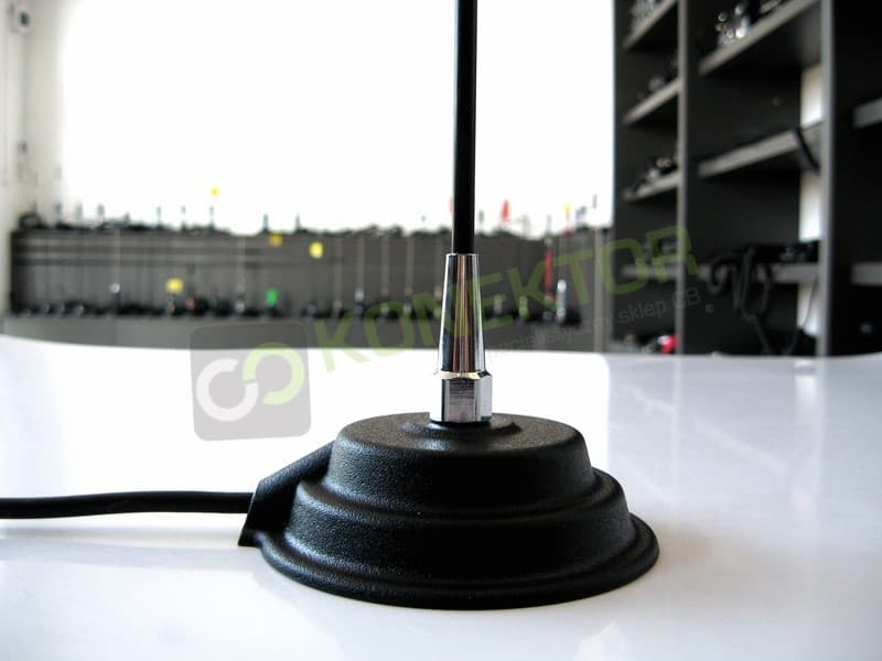 Sonar Delta 877 dyskretna antena CB 45cm na magnesie helikalna kabel 4m wtyk UC-1 do CB radia (odpowiednik President Florida)