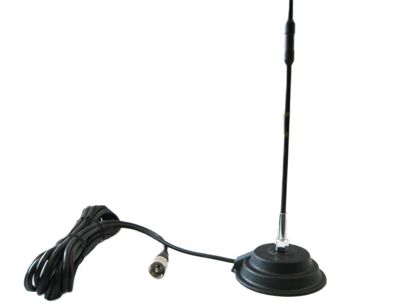 Sonar Delta 877 dyskretna antena CB 45cm na magnesie helikalna kabel 4m wtyk UC-1 do CB radia (odpowiednik President Florida)