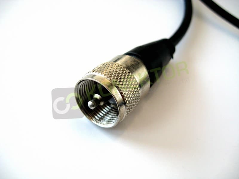Sonar Delta 877 dyskretna antena CB 45cm na magnesie helikalna kabel 4m wtyk UC-1 do CB radia (odpowiednik President Florida)
