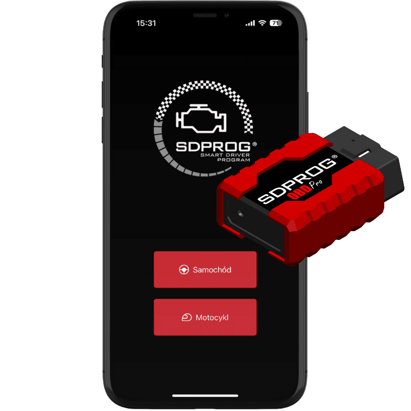 SDPROG OBD PRO interfejs diagnostyczny OBD2 + LICENCJA - oprogramowanie po polsku kompletny zestaw diagnostyczny iOS / Android