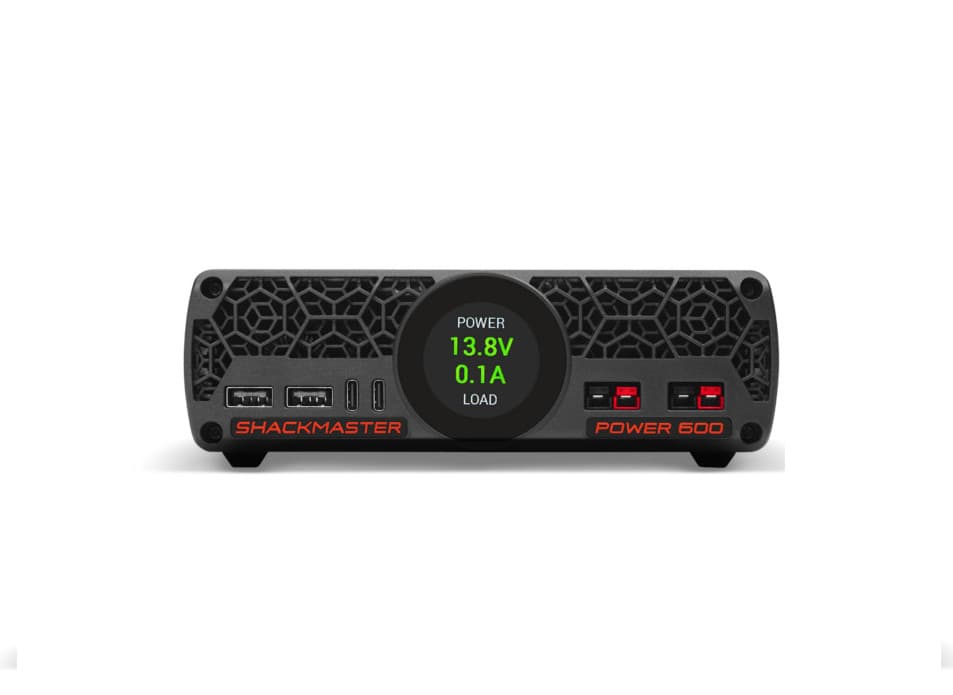 RigExpert Shackmaster Power 600 zasilacz impulsowy 40A - do zastosowań w radiokomunikacji, systemów PoE