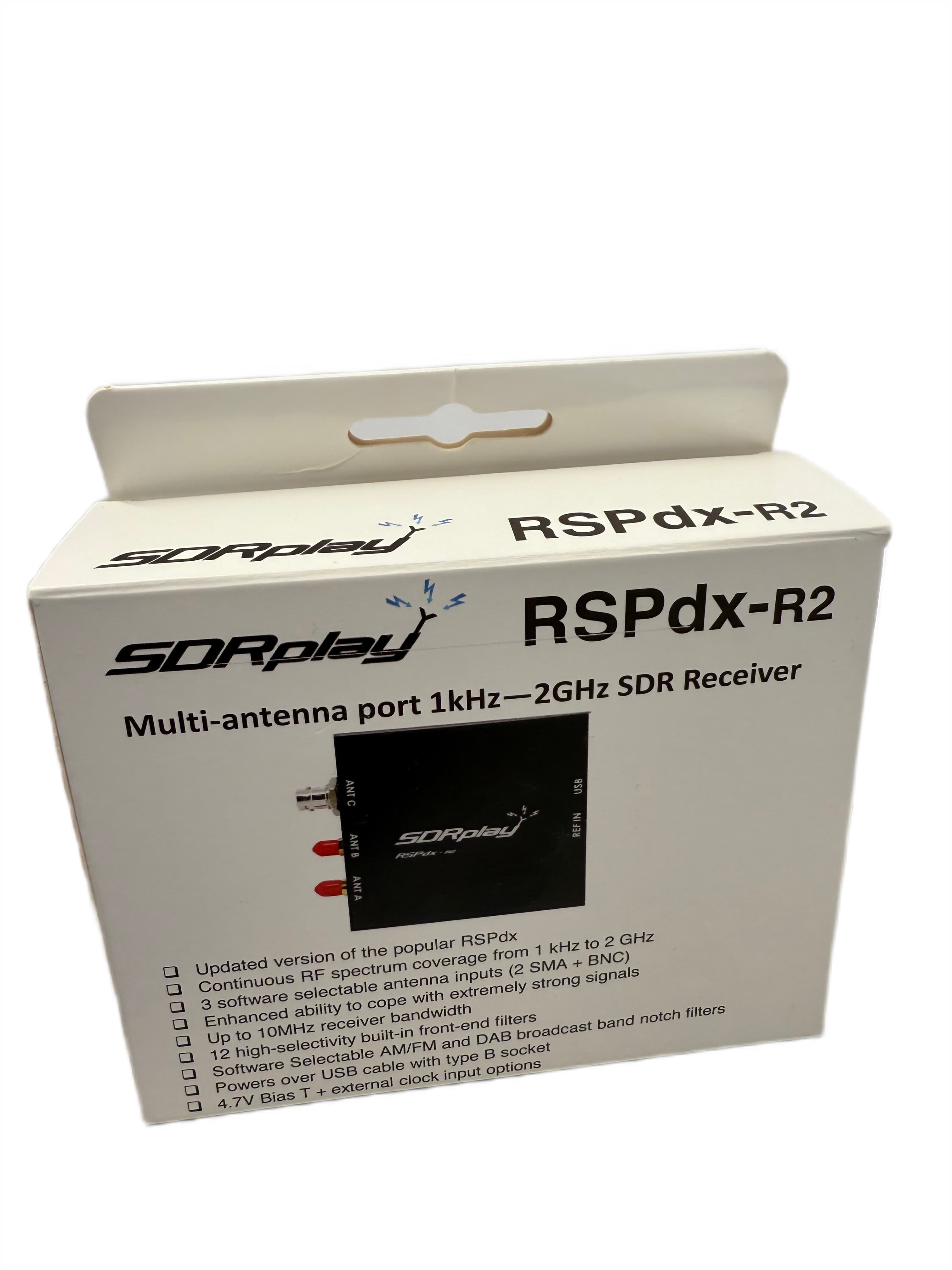 SDRPlay RSPdx-R2 - odbiornik SDR szerokopasmowy 0.01-2000MHz + funkcja skanera częstotliwości radiowych (następca SDRPlay RSPdx)