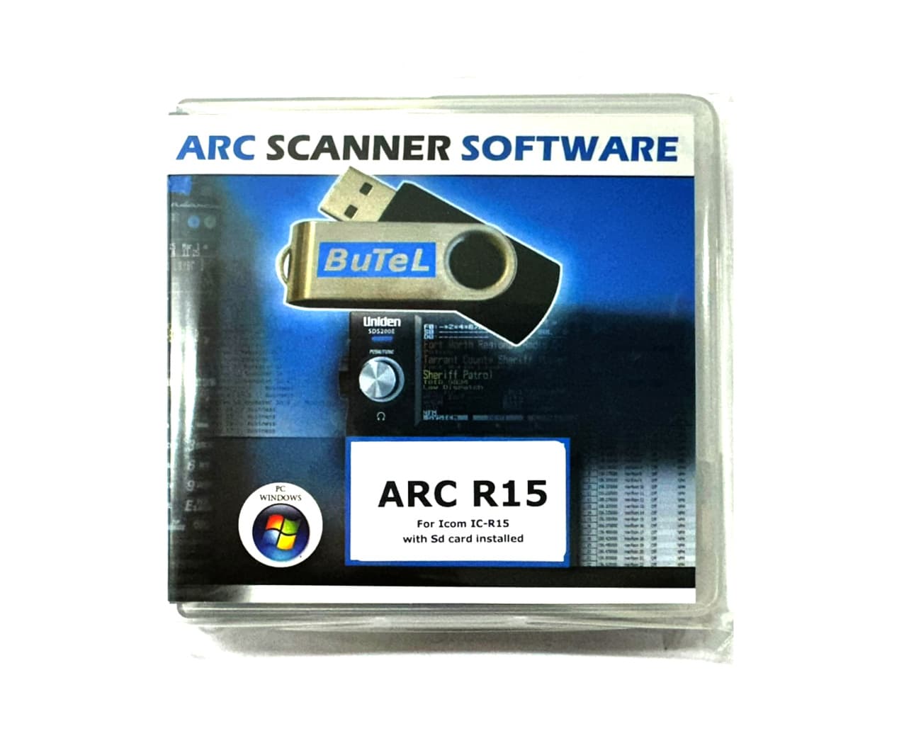 BUTEL ARC-R15 oprogramowanie do skanera Icom IC-R15 (alternatywa dla CS-R15)