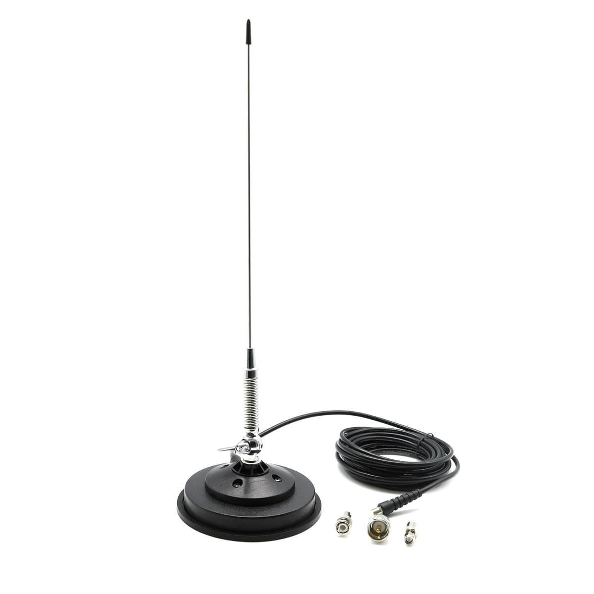 Maas PM-6 Airband antena samochodowa 66cm na pasmo lotnicze 108-136 MHz do skanera, radia airband (z adapterami BNC, SMA, UC-1)