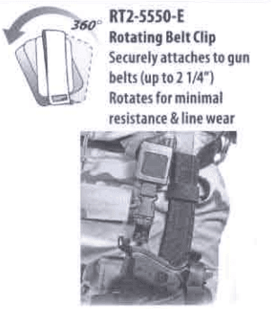 Smycz do broni krótkiej Gear Keeper RT2-5550-E Low Force (wersja obracana)