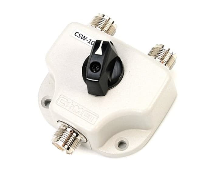 Comet CSW-100 PL przełącznik antenowy podwójny złącza SO-239 (0-1.3GHz / 1200W)