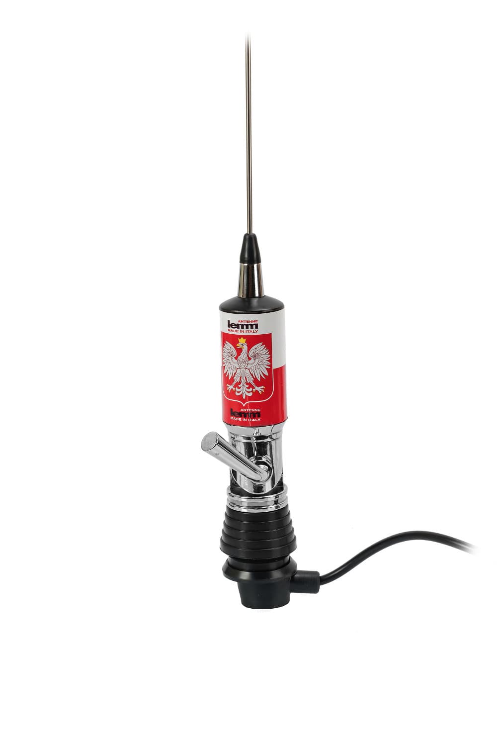LEMM AT-1002L MINITURBO LARGE edycja POLSKA - Antena CB montażowa 165cm kabel 4m