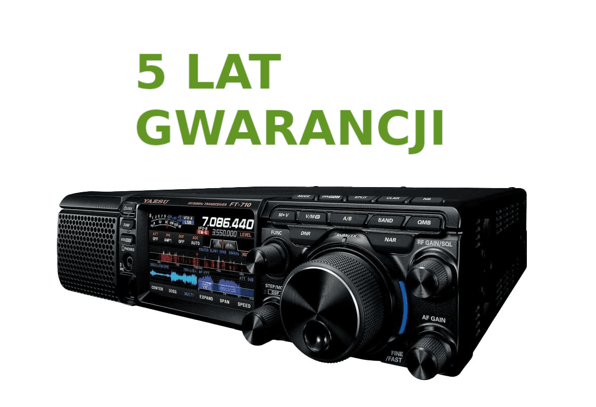 YAESU FT-710 AESS EXPORT radiotelefon amatorski HF/6m 100W, 5 LAT GWARANCJI, CashBack 200€