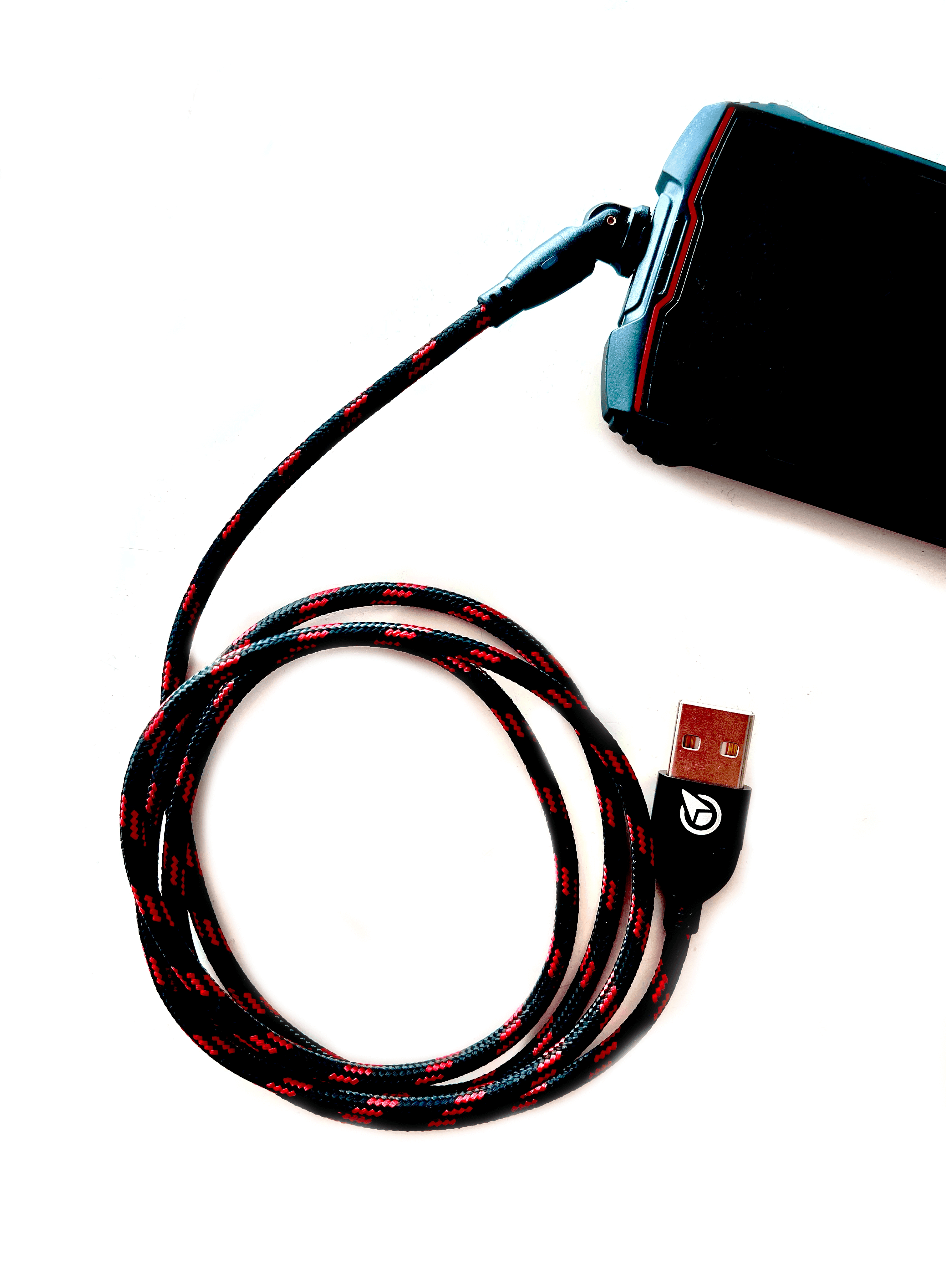 Kabel zasilający z wtykiem kątowym obrotowym microUSB - kabel zasilający 100cm nylonowy oplot np. Yanosik XS, GT, GTR oraz GTS - Łódź, Zbąszyńska 2