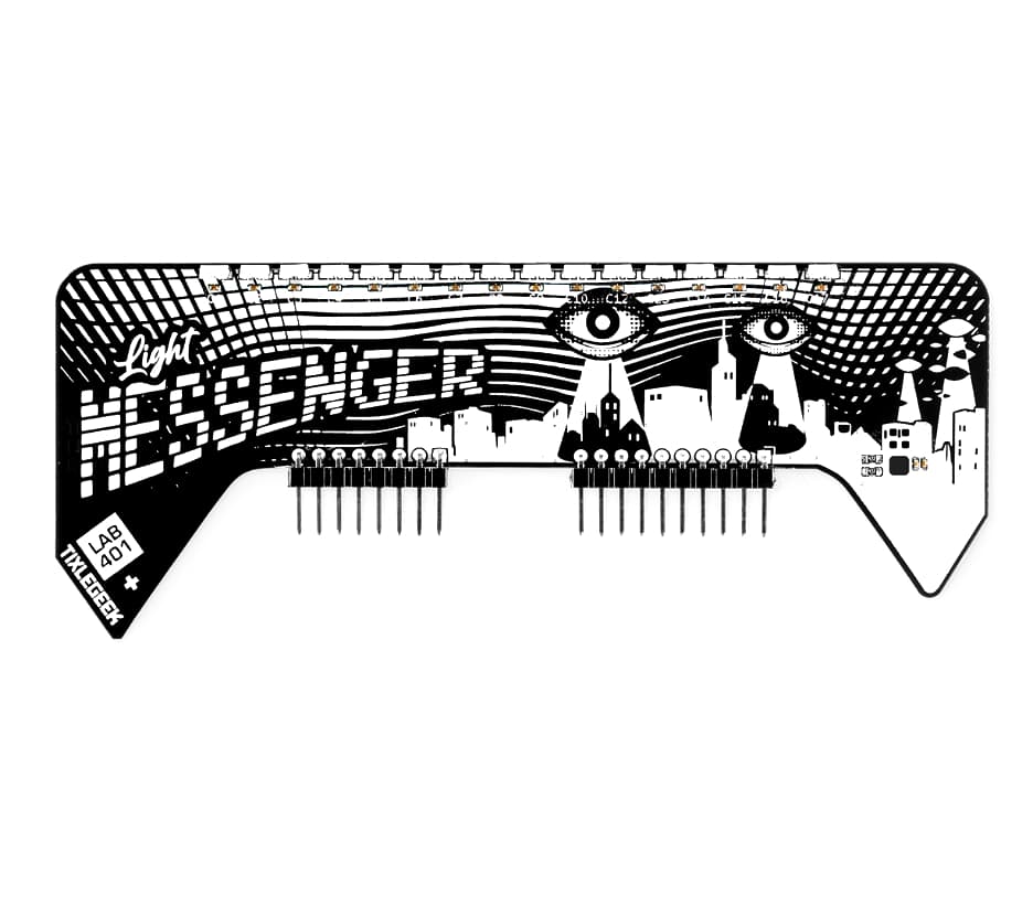 Light Messenger - moduł POV do malowania światłem do Flipper Zero (do rozszerzenia funkcjonalności urządzenia)