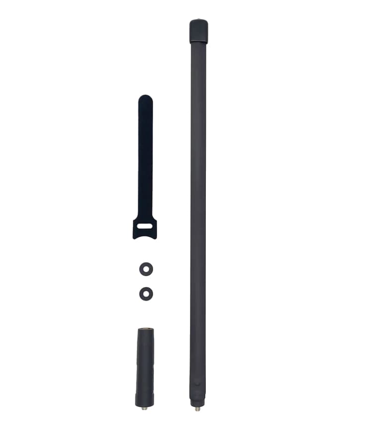 Jetfon DBT-2 antena taktyczna VHF/UHF długość 47cm złącze SMA-F np. do Baofeng UV-5R, UV-82, Wouxun KG-UV6D, Yaesu FT-4X, FT-65, Quansheng UV-K5