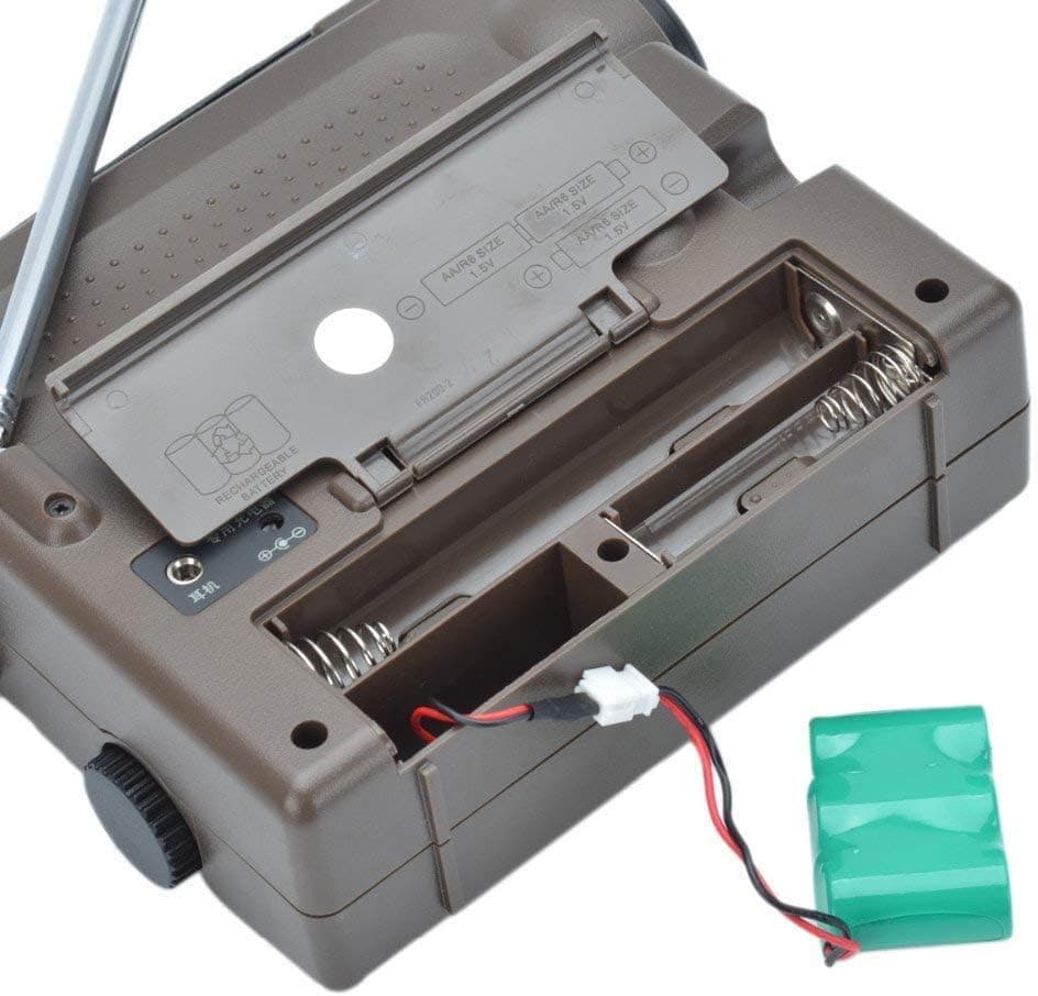 TECSUN GR-88P odbiornik globalny przenośny MW / SW / FM, latarka, alarm, dynamo, polska instrukcja - radio dla preppersa, survival