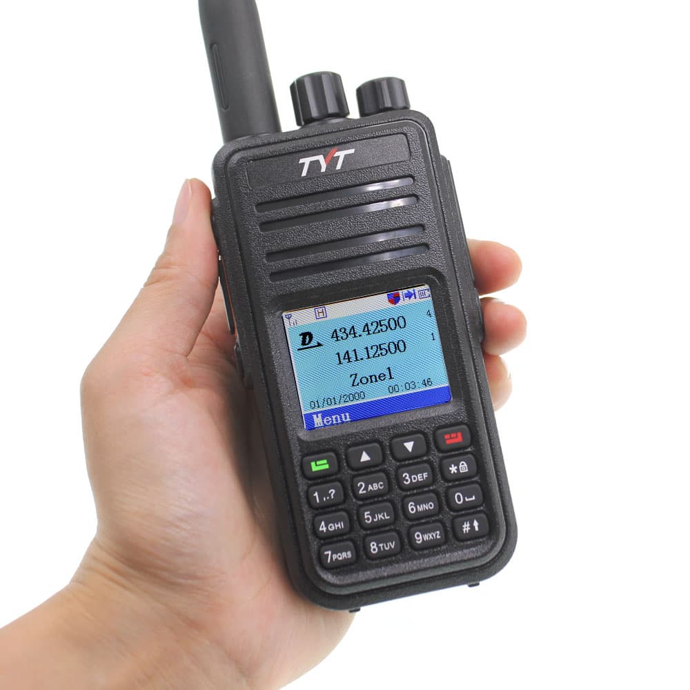 TYT MD-UV380 PLUS 10W radiotelefon cyfrowy/analogowy DMR FM VHF/UHF zakres 136-174/400-480MHz - PEŁNA POLSKA INSTRUKCJA OBSŁUGI + PRZEMIENNIKI