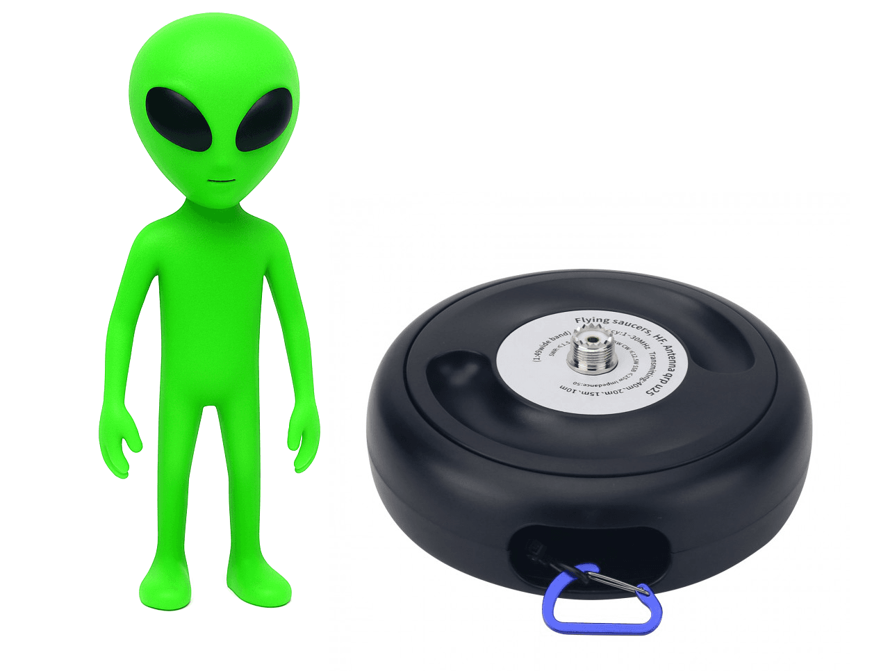 Antena przenośna U25 „UFO” HF QRP zakres 1–30 MHz 25W typ END FED - do SOTA POTA Field Day działka wakacje