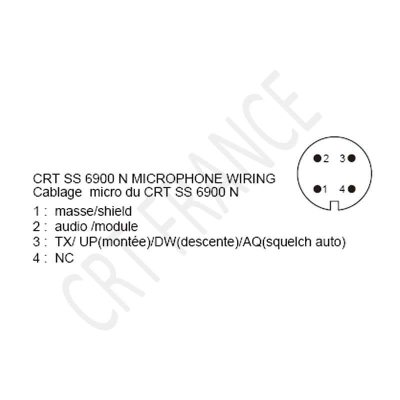 CRT 6900 V (najnowsza wersja V8) radiotelefon 10m 25-30MHz AM/FM/SSB 40W, NRC, CTCSS/DCS