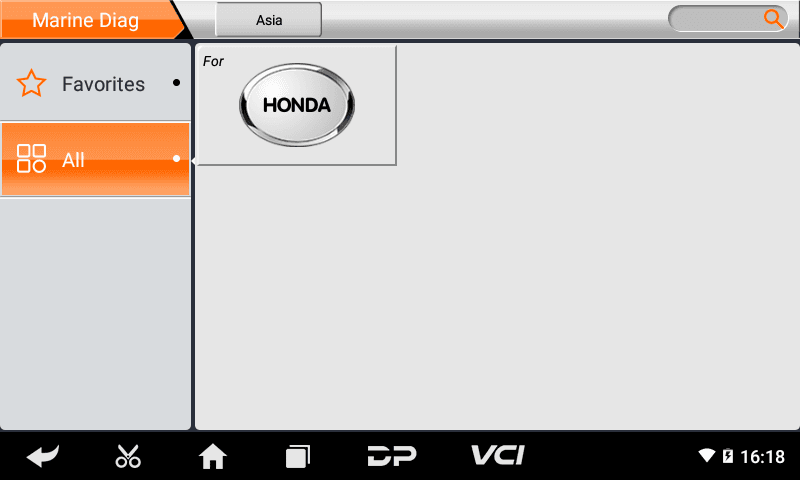 OBDSTAR iSCAN HONDA MARINE interfejs diagnostyczny do skuterów wodnych, silników motorowych Honda