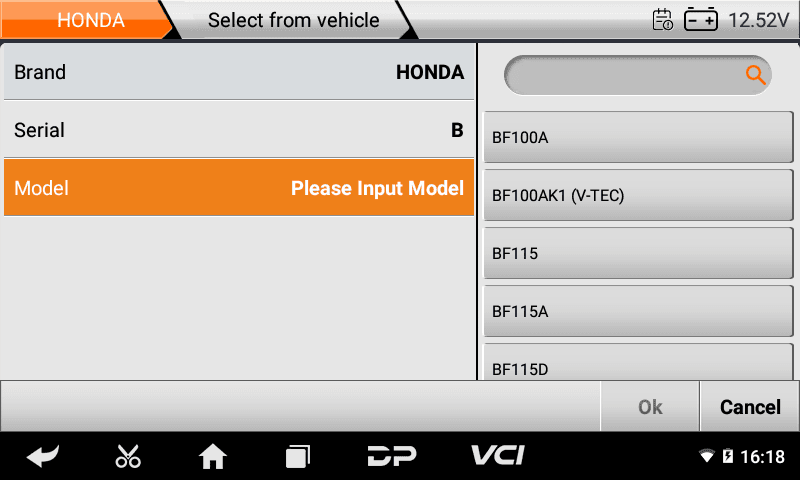 OBDSTAR iSCAN HONDA MARINE interfejs diagnostyczny do skuterów wodnych, silników motorowych Honda