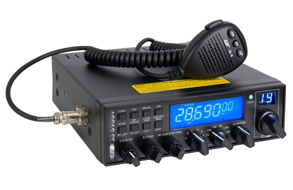 CRT 6900 V (najnowsza wersja V8) radiotelefon 10m 25-30MHz AM/FM/SSB 40W, NRC, CTCSS/DCS