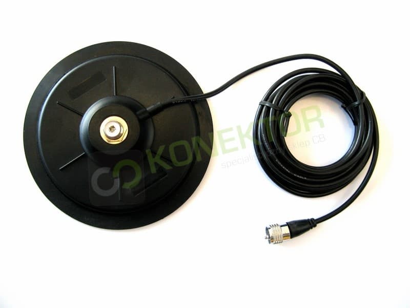COMTRAK BM-175 PL podstawa magnetyczna 17,5cm typ PL, kabel 4m, wtyk UC-1 - magnes do anten CB, HF, VHF, UHF