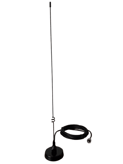 COMTRAK EX-35 UV PL 50cm antena samochodowa VHF UHF na magnesie z wtykiem UC-1 - do radia przewoźnego, skanera, odbiornika SDR, krótkofalówki