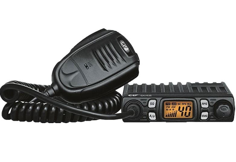 CRT ONE V ultra kompaktowe CB radio z VOX, automatyczną blokadą szumów i RF Gain (najnowsza wersja V)