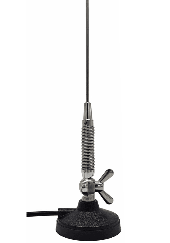 Sirio MGA 108-550 MAG-60 (ze sprężyną) Antena na magnesie VHF/UHF dostrajana zakres 108-550MHz długość do 70cm - OSP, łączność morska, służby, PMR, lotnictwo