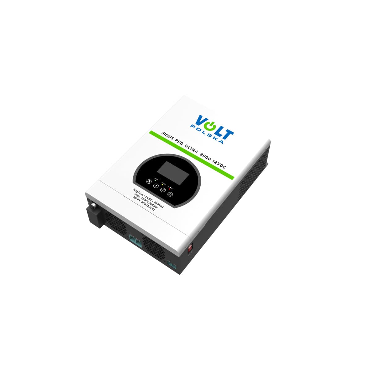 VOLT SINUS PRO ULTRA 2000 inwerter solarny + zasilacz awaryjny 12/230V 2000W + 60A MPPT (105V)