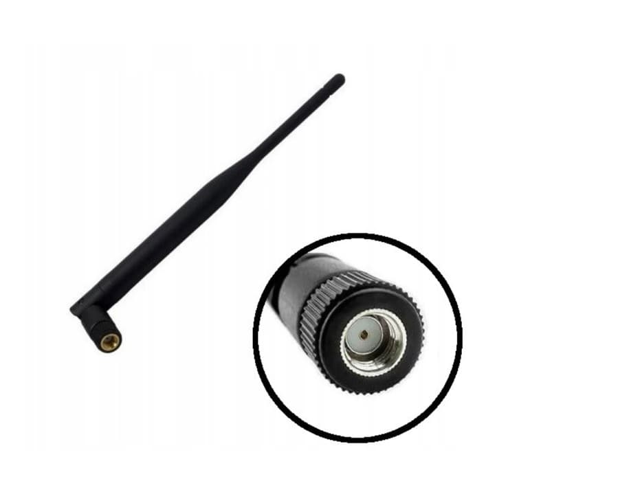 Antena WIFI 2.4GHz 5dbi złącze RP-SMA długość 170mm - lepszy zasięg internetu - idealna do domu, biura, warsztatu i magazynu