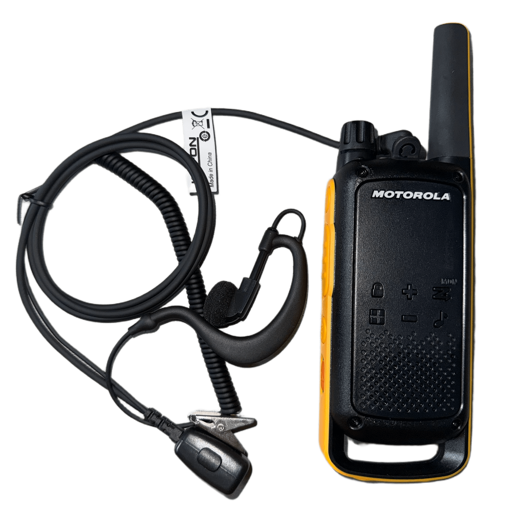 Jetfon BR-1708 EC mikrofonosłuchawka z zausznikiem 1-pin do Motorola T60 T62 T80 T82 T92 (zestaw słuchawkowy walkie talkie)