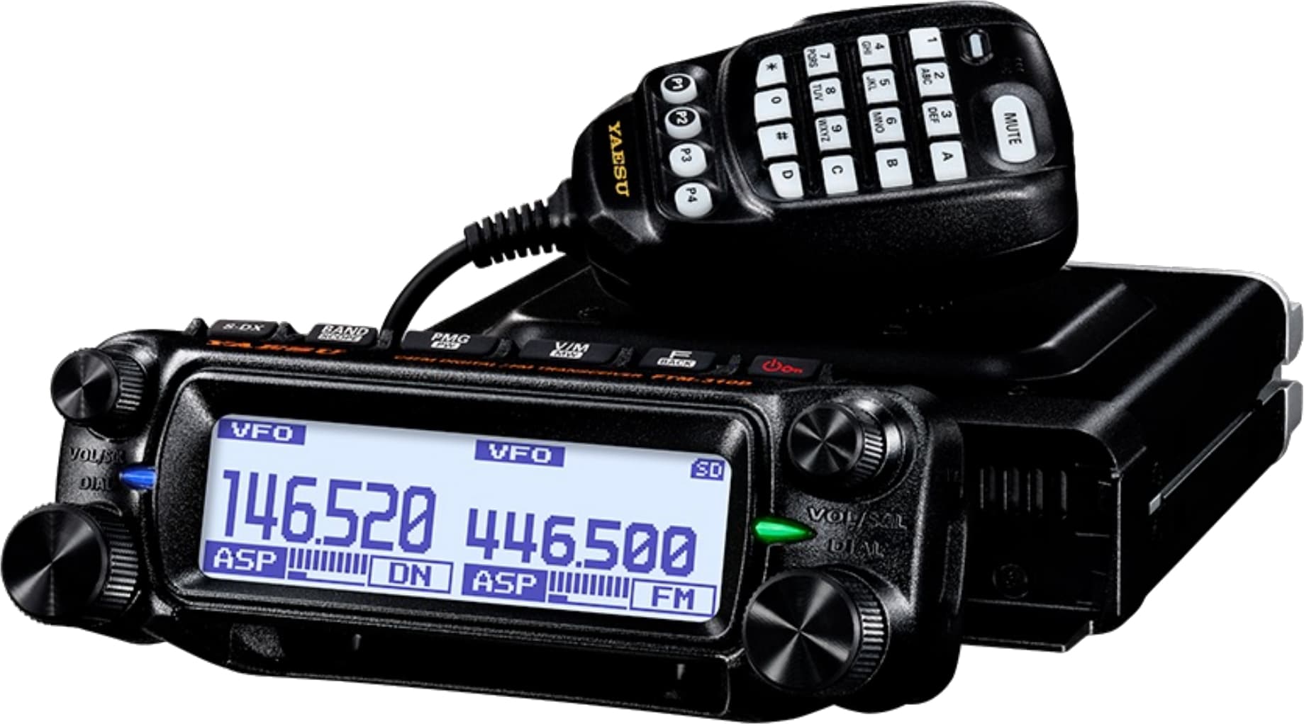 YAESU FTM-310DE ASP radiotelefon amatorski VHF/UHF, moc do 55W, CYFROWY C4FM GPS APRS AESS - pełna polska instrukcja