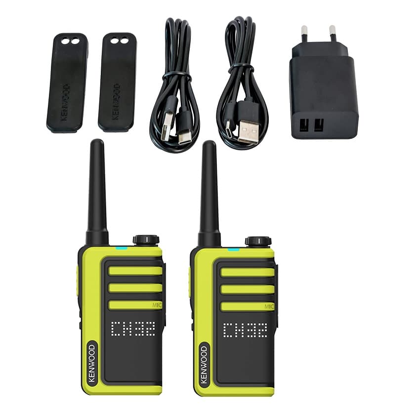 KENWOOD UBZ-LJ9SET DUO zestaw 2szt. krótkofalówki PMR 16 kanałów bez zezwoleń (alternatywa dla Motorola T82)