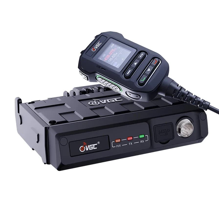 VGC Vero VR-N7600 APRS nowoczesny mobilny radiotelefon VHF/UHF 50 W z rozszerzonym zakresem RX, GPS, Bluetooth i sterowaniem przez smartfon Android/Apple