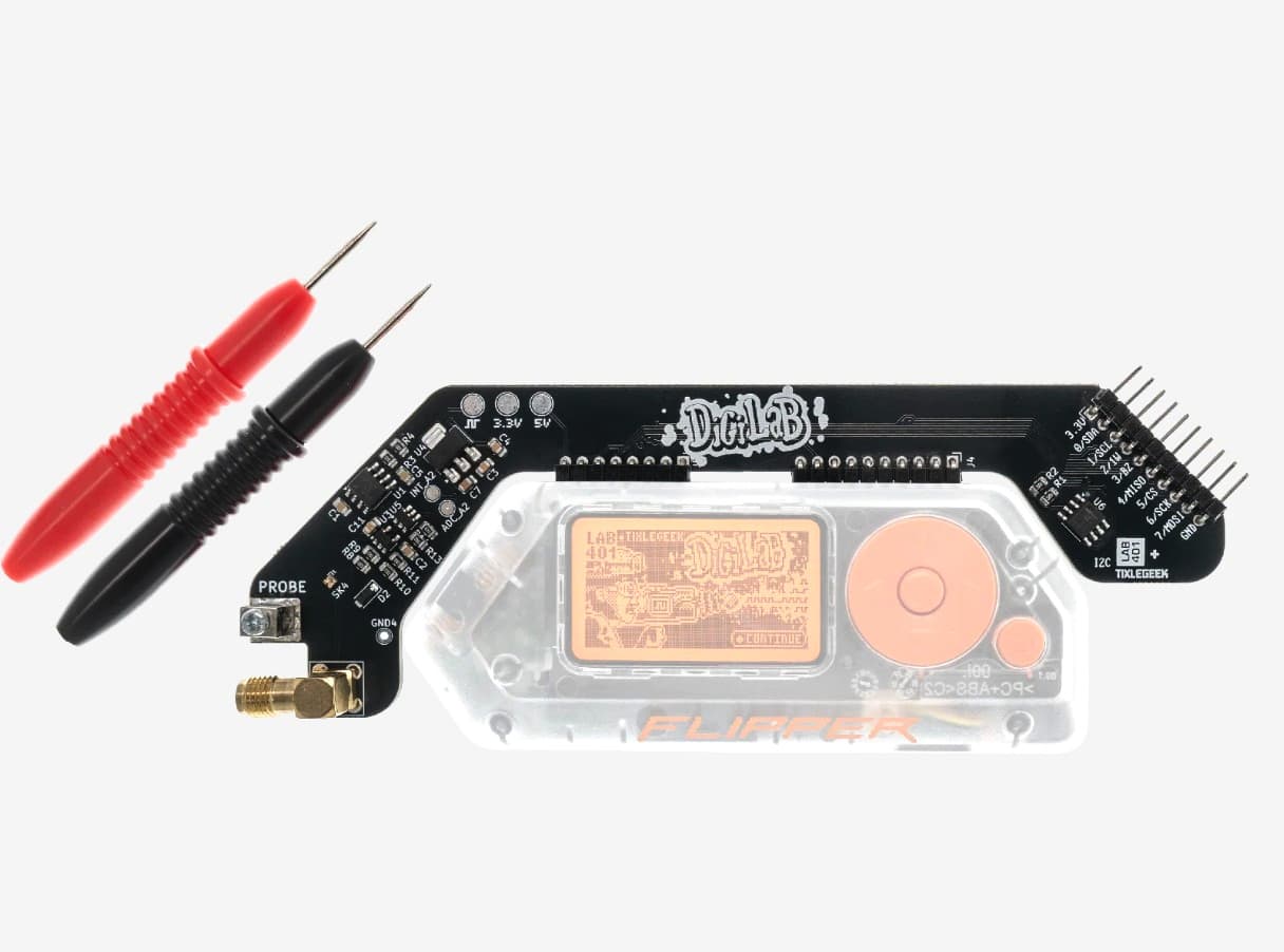 DIGILAB kieszonkowe laboratorium do Flipper Zero (do rozszerzenia funkcjonalności urządzenia)