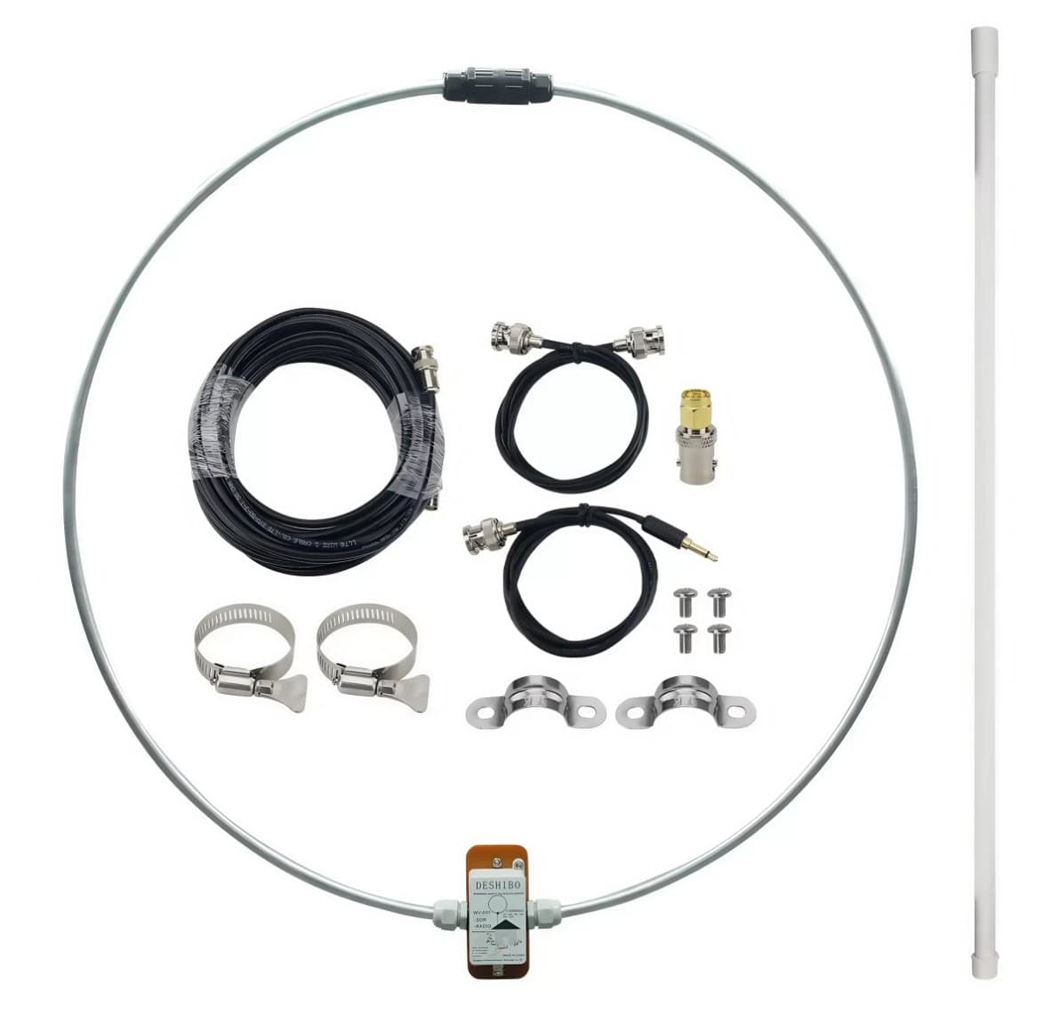 Chelegance Deshibo WV-601 antena pętlowa szerokopasmowa odbiór 10kHz-999MHz np. do SDR, RTL-SDR, SDRPlay, Tecsun, skaner Uniden, AOR, Icom